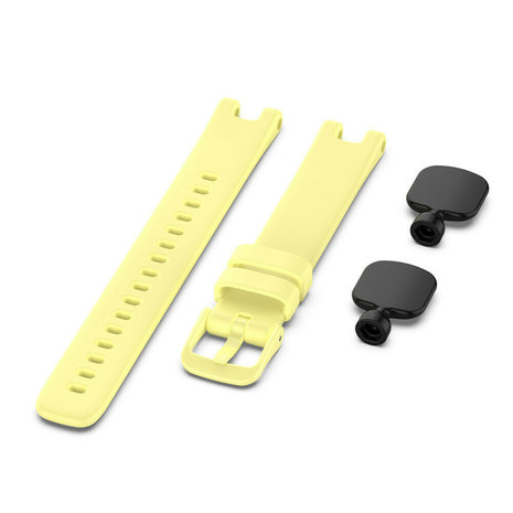 Strap-it Strap-it Bracelet silicone Garmin Lily (jaune)