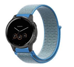 Strap-it Bracelet nylon Garmin Vivoactive 4s - 40mm - bleu