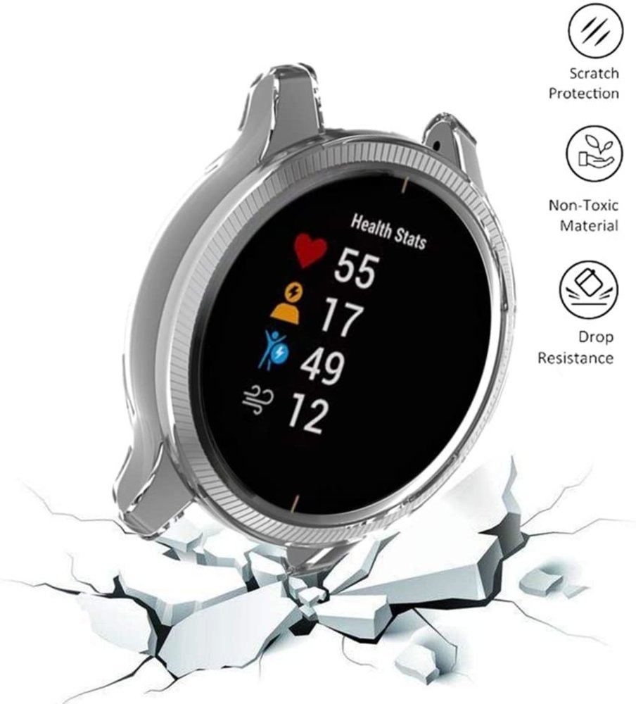 Strap-it Strap-it Coque de protection Garmin Venu 2 TPU (transparent)