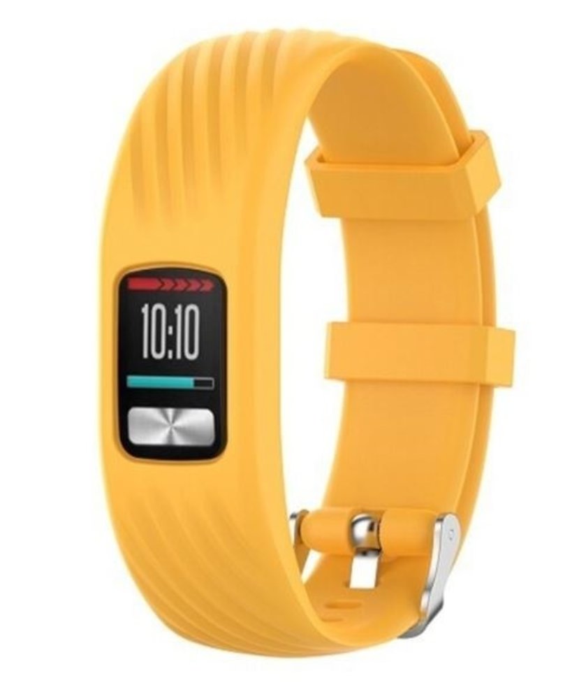 Strap-it Strap-it Bracelet silicone Garmin Vivofit 4 (jaune)
