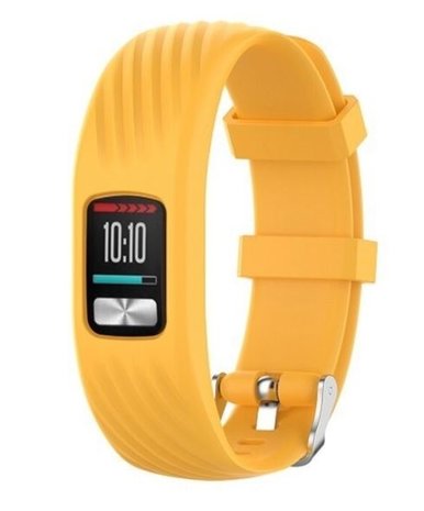 Strap-it Strap-it Bracelet silicone Garmin Vivofit 4 (jaune)