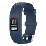 Strap-it Bracelet silicone Garmin Vivofit 4 (bleu foncé)