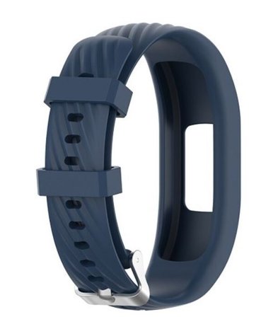 Strap-it Strap-it Bracelet silicone Garmin Vivofit 4 (bleu foncé)