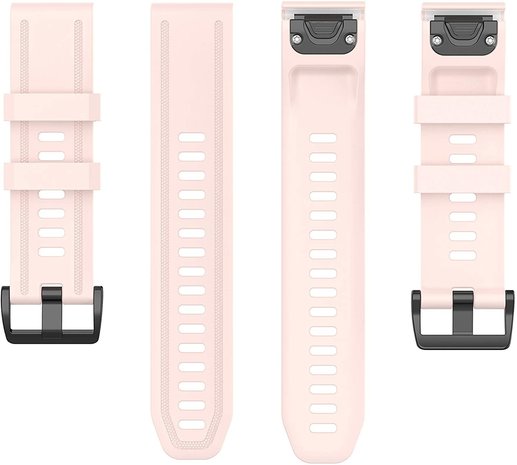 Strap-it Strap-it Bracelet silicone Garmin Fenix ​​​​5s / 6s (rose clair)