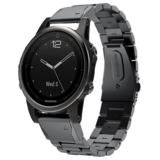 Strap-it Bracelet acier Garmin Fenix ​​​​5s / 6s (noir)