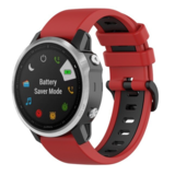 Strap-it Bracelet à boucle sport Garmin Fenix 5x / 6x (rouge/noir) Strap-it Bracelet à boucle sport Garmin Fenix 5x / 6x (rouge/noir)