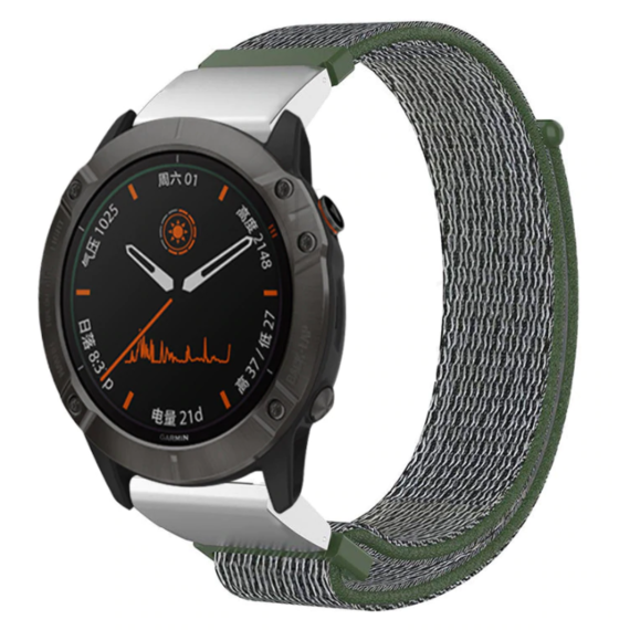YOOSIDE-Bracelet de montre en cuir véritable pour Garmin Fenix 6X