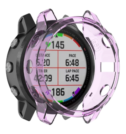 Strap-it Strap-it Coque de protection Garmin Fenix ​​​​5s TPU (violet)