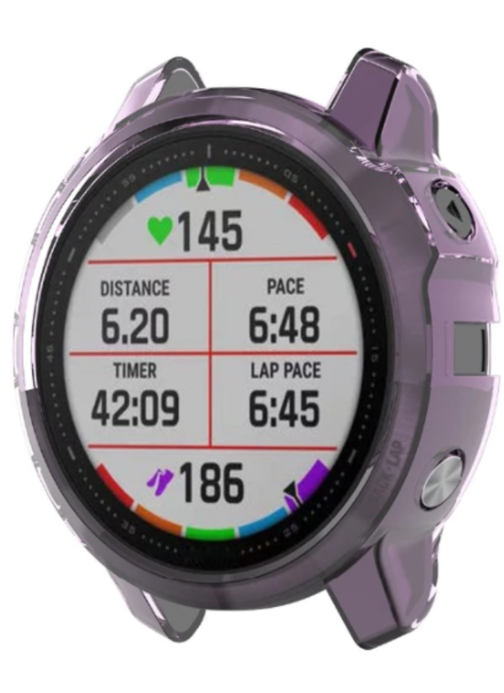 Strap-it Strap-it Coque de protection Garmin Fenix ​​​​5s TPU (violet)