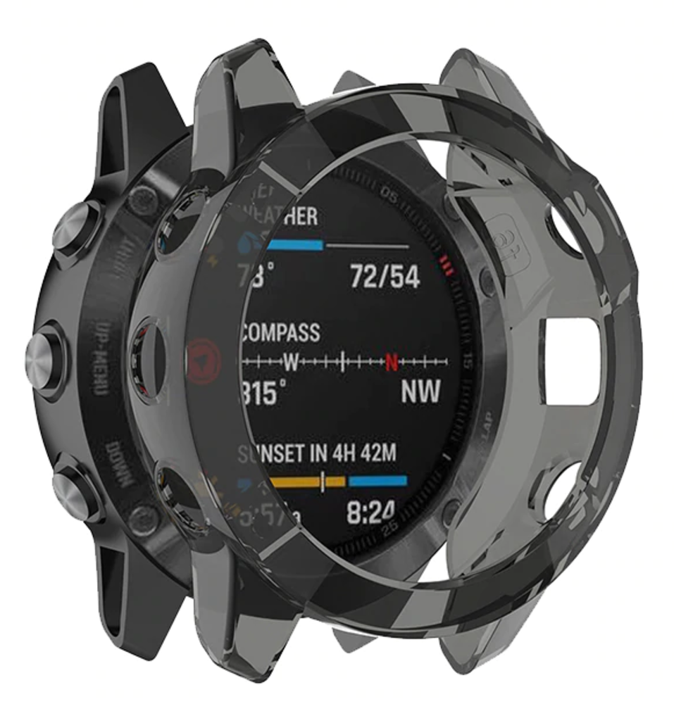 Strap-it Strap-it Coque de protection Garmin Fenix 6s TPU (noir) Strap-it Strap-it Coque de protection Garmin Fenix 6s TPU (noir)