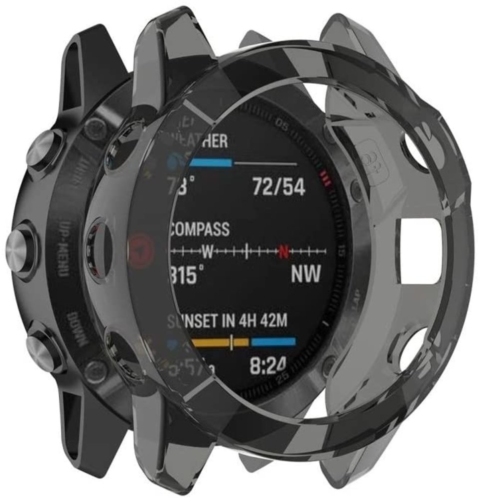 Strap-it Strap-it Coque de protection Garmin Fenix ​​​​6x TPU (noir)