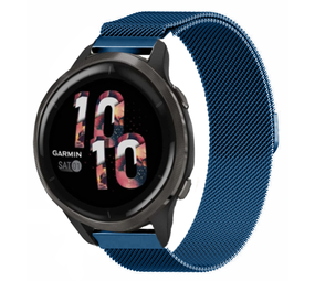Strap-it Bracelet Milanais Garmin Venu 2 - 45mm - bleu