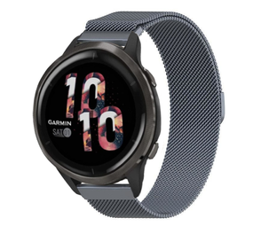 Strap-it Bracelet Milanais Garmin Venu 2 - 45mm - gris sdéral