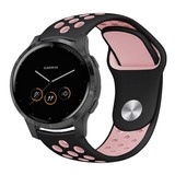 Strap-it Bracelet sport Garmin Vivoactive 4s - 40mm - noir/rose