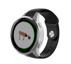 Strap-it Bracelet sport Garmin Vivoactive 4s - 40mm - noir