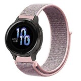 Strap-it Bracelet nylon Garmin Venu 2s- 40mm - sable rose