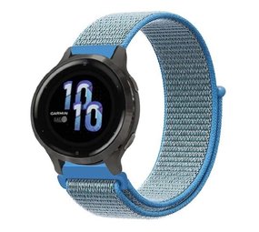 Strap-it Bracelet nylon Garmin Venu 2s - 40mm - bleu