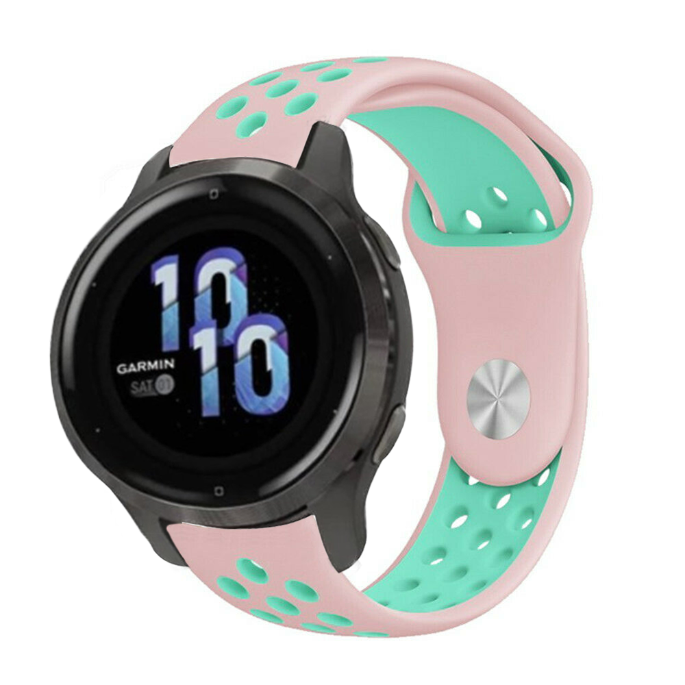 Strap-it Strap-it Bracelet sport Garmin Venu 2s - 40mm - rose/aqua