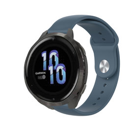 Strap-it Bracelet sport Garmin Venu 2s - 40mm - gris bleu