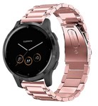 Strap-it Strap-it Bracelet acier Garmin Vivoactive 4s - 40mm - rose