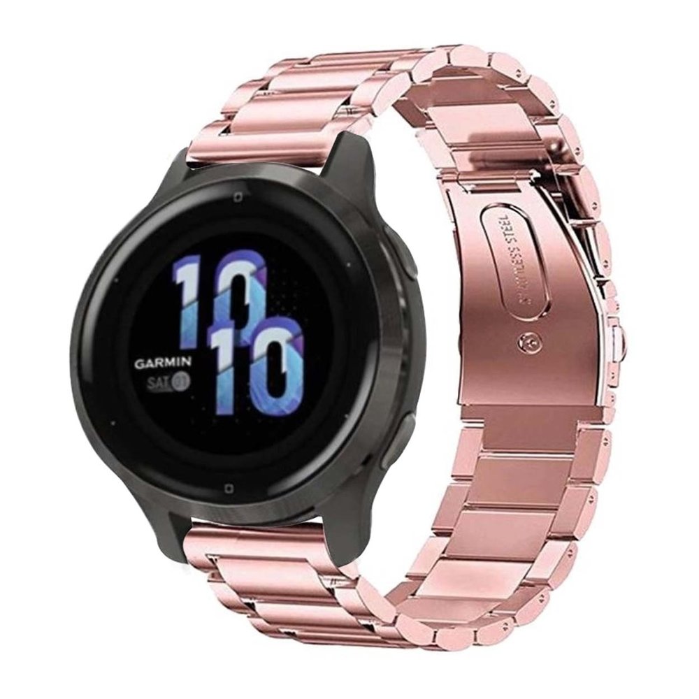 Strap-it Strap-it Bracelet acier Garmin Venu 2s - 40mm - rose
