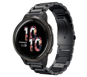 Strap-it Bracelet acier Garmin Venu 2 - 45mm - noir