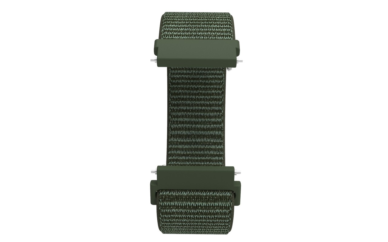 Strap-it Strap-it Bracelet nylon Garmin Vivoactive 4s - 40mm - vert foncé