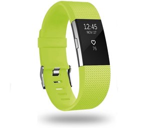 Strap-it Bracelet silicone Fitbit Charge 2 (vert clair)