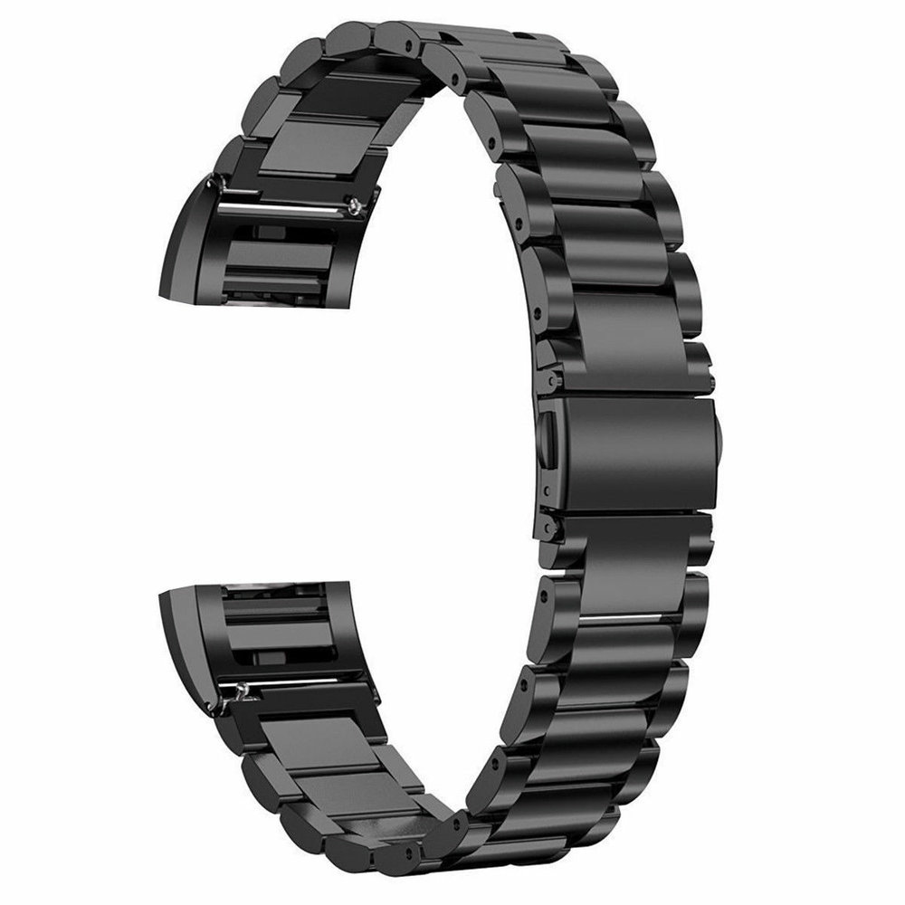 Strap-it Strap-it Bracelet acier Fitbit Charge 2 (noir)