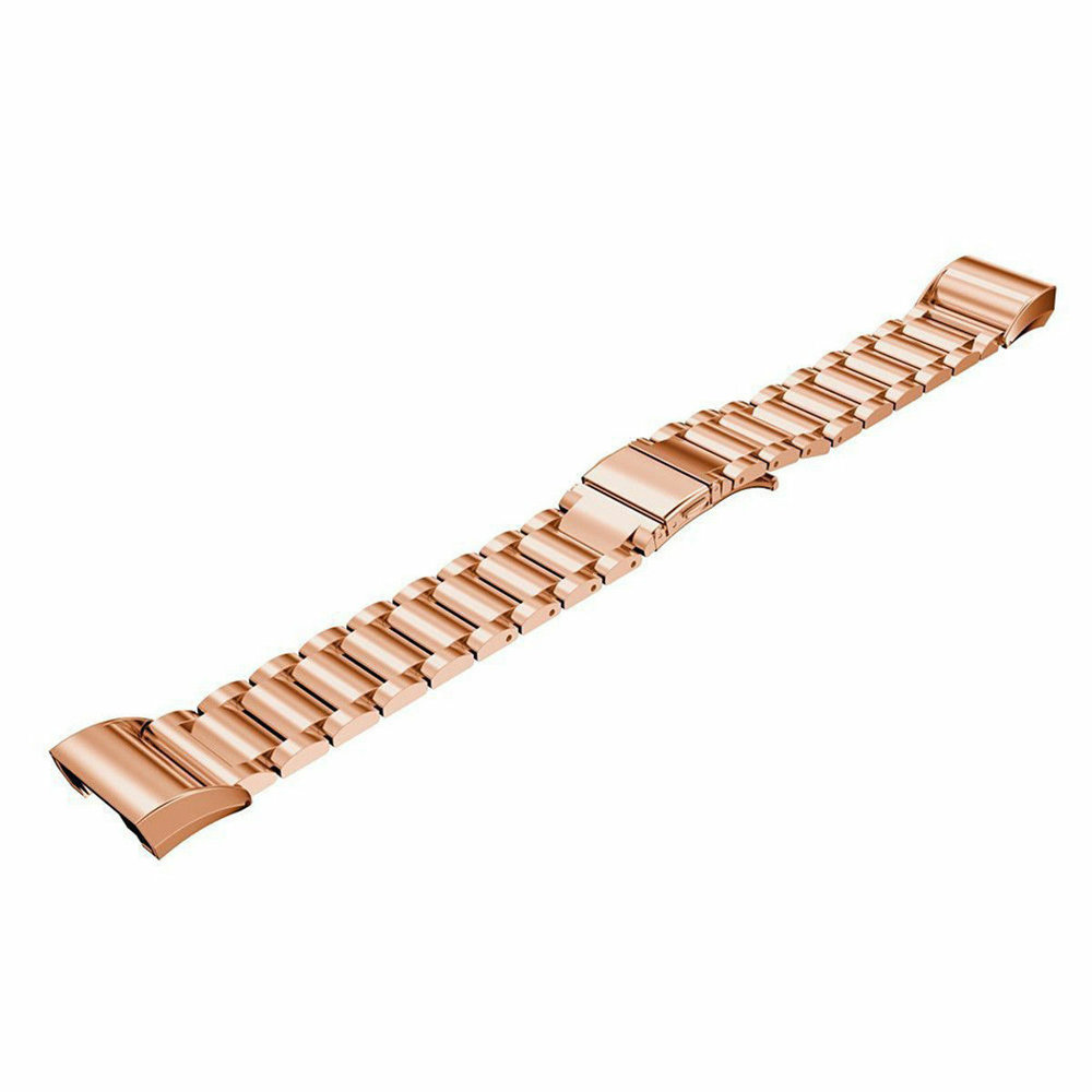 Strap-it Strap-it Bracelet acier Fitbit Charge 2 (or rose)