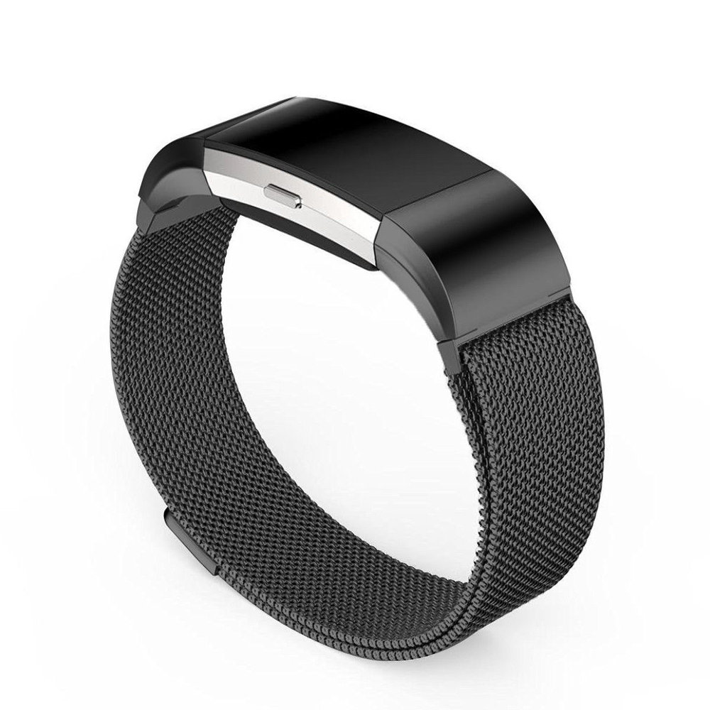 Strap-it Strap-it Bracelet Milanais Fitbit Charge 2 (noir)