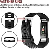 Strap-it Strap-it Bracelet silicone Fitbit Charge 2 Diamond (noir) Strap-it Strap-it Bracelet silicone Fitbit Charge 2 Diamond (noir)