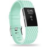 Strap-it Bracelet silicone diamant Fitbit Charge 2 (aqua)