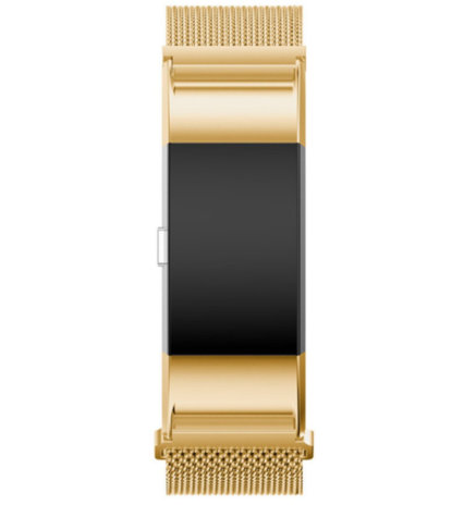 Strap-it Strap-it Bracelet Milanais Fitbit Charge 2 (or)