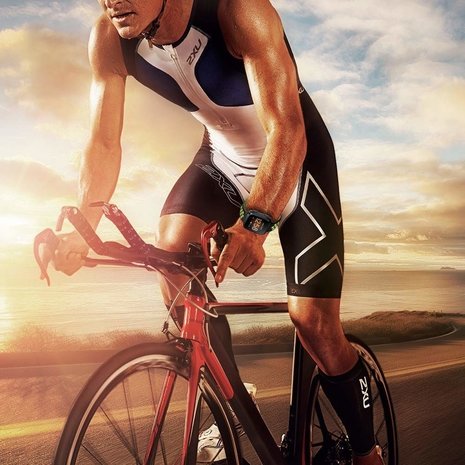 Strap-it Strap-it Bracelet sport Fitbit Versa  (noir/fluorescent)