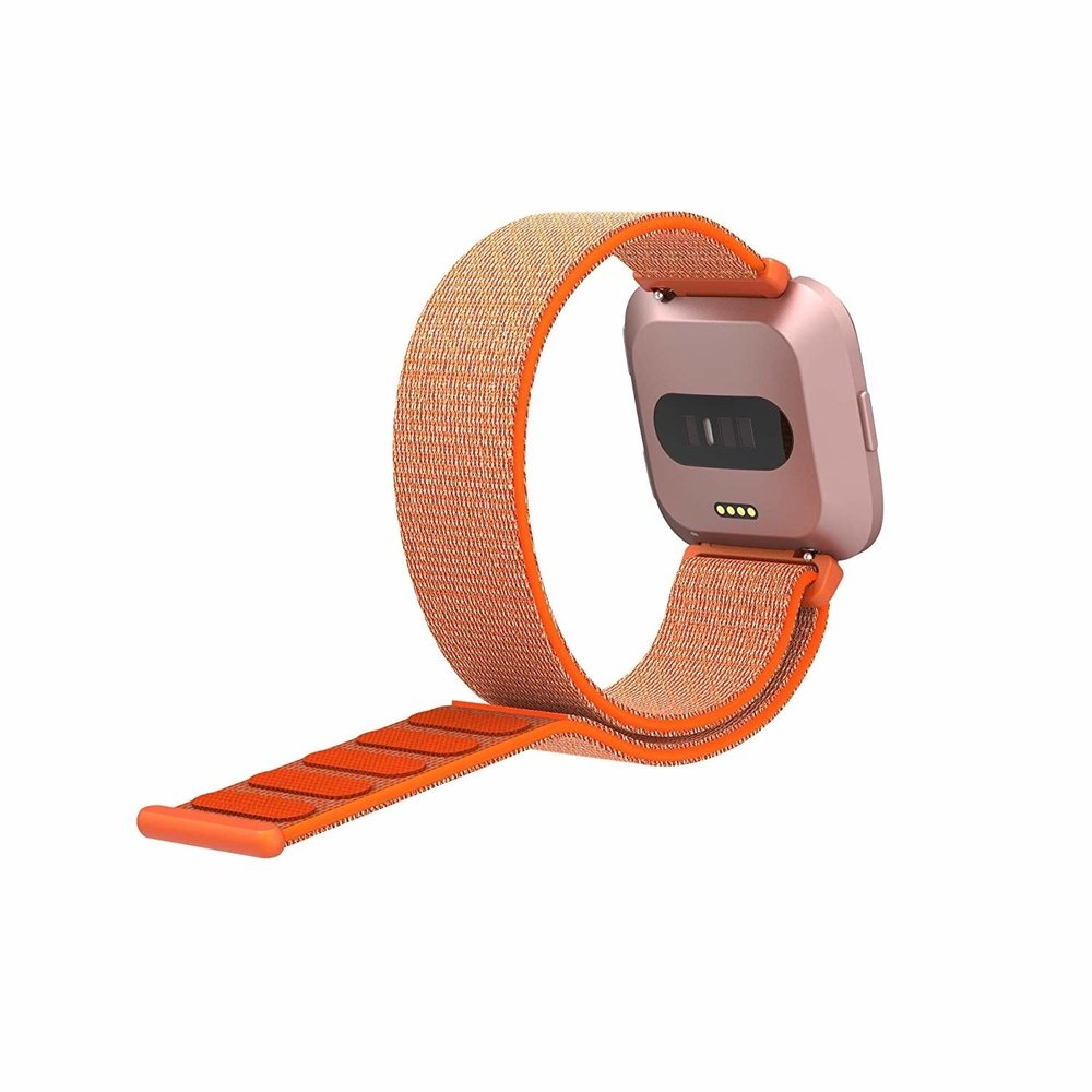 Strap-it Strap-it Bracelet nylon Fitbit Versa (orange)