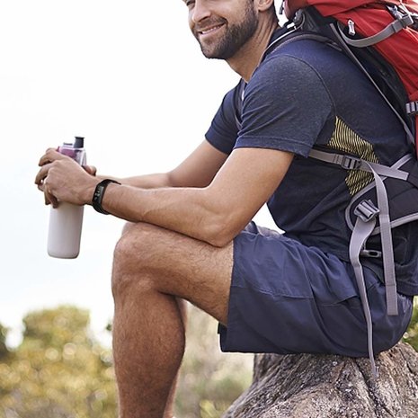 Strap-it Strap-it Bracelet nylon Fitbit Charge 3 (noir)