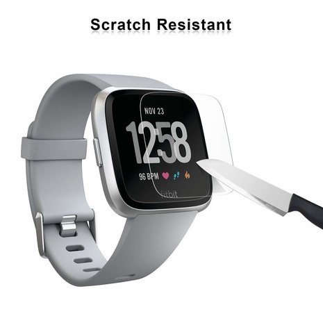 Strap-it Strap-it Protecteur d'écran Fitbit Versa (verre)