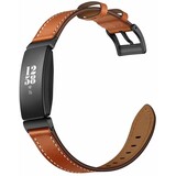 Strap-it Bracelet cuir Fitbit Inspire (marron)