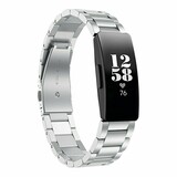 Strap-it Bracelet acier Fitbit Inspire (argent)