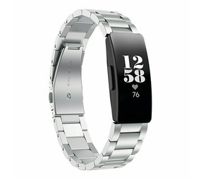 Strap-it Bracelet acier Fitbit Inspire (argent)