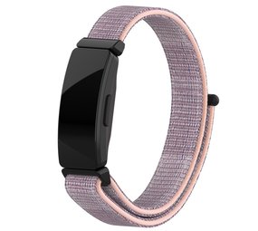 Strap-it Bracelet nylon Fitbit Inspire (rose)