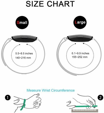 Strap-it Strap-it Bracelet Milanais Fitbit Inspire (argent) Strap-it Strap-it Bracelet Milanais Fitbit Inspire (argent)