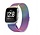 Strap-it Bracelet Milanais Fitbit Versa (arc-en-ciel)