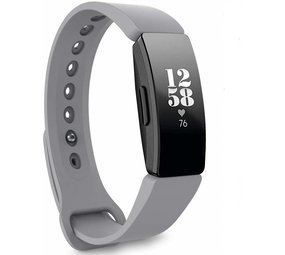 Strap-it Bracelet silicone Fitbit Inspire (gris)