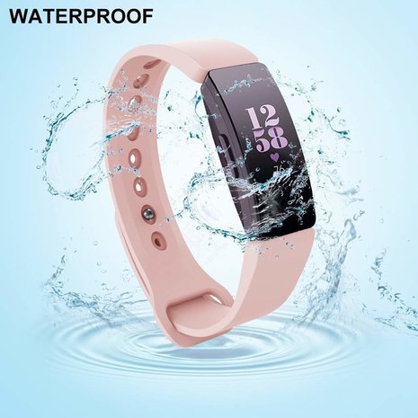 Strap-it Strap-it Bracelet silicone Fitbit Inspire (rose)