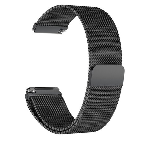 Strap-it Strap-it Bracelet Milanais Fitbit Versa (noir)