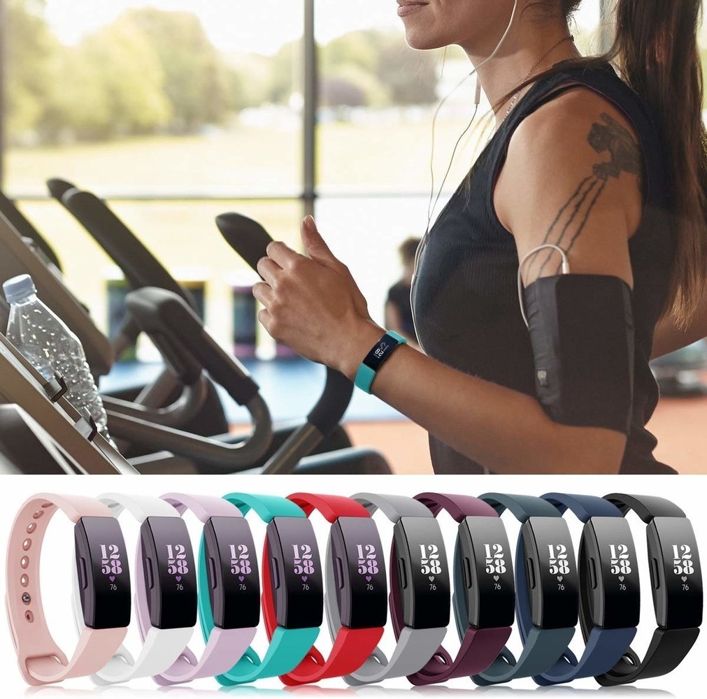 Strap-it Strap-it Bracelet silicone Fitbit Inspire (rouge)