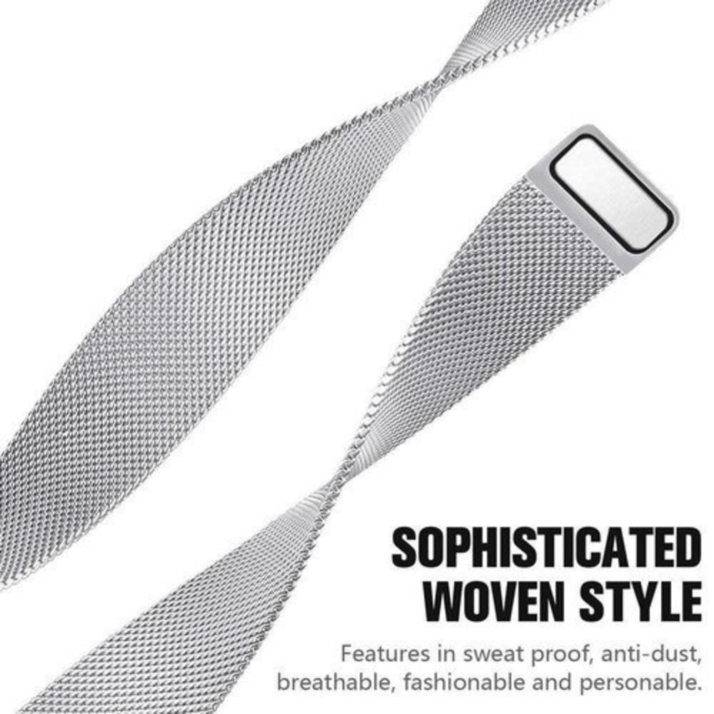 Strap-it Strap-it Bracelet Milanais Fitbit Charge 3 (argent)