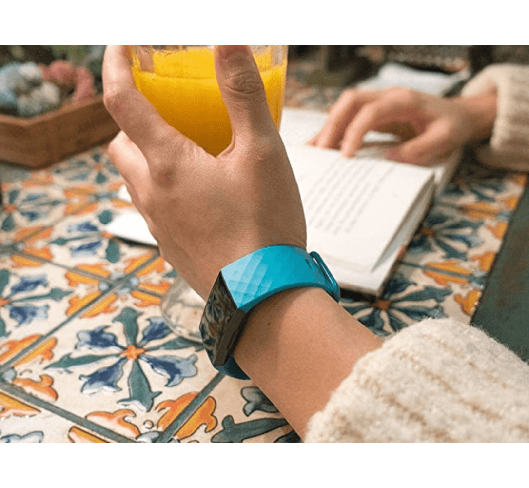 Strap-it Strap-it Bracelet silicone Fitbit Charge 3 (bleu clair)